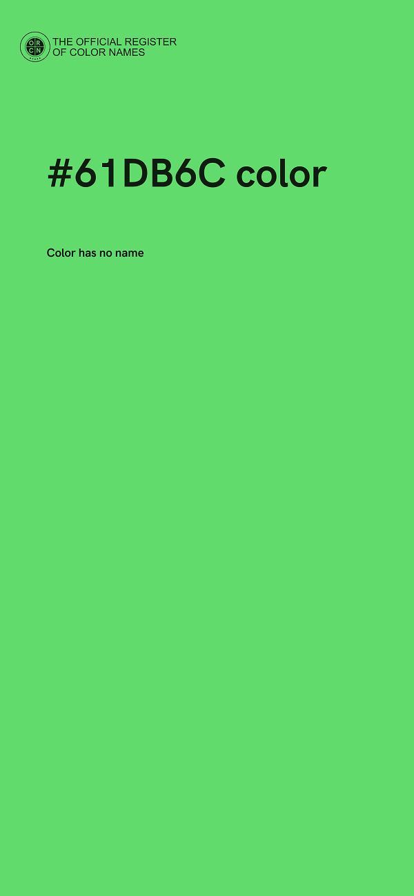 #61DB6C color image