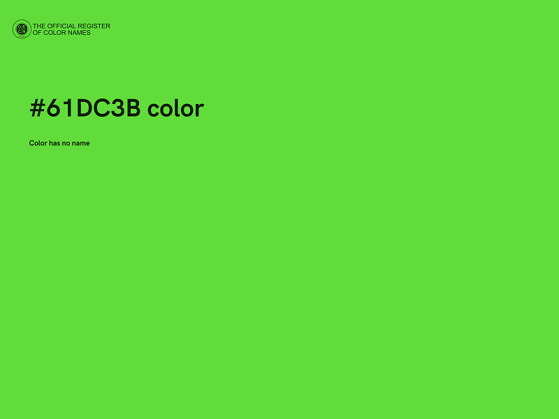 #61DC3B color image