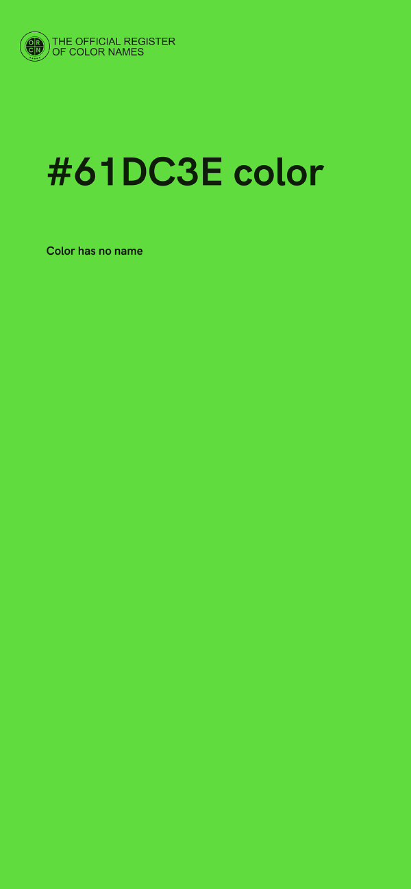 #61DC3E color image