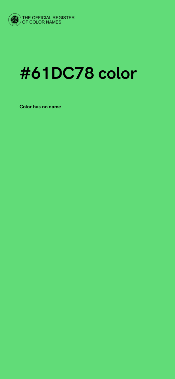 #61DC78 color image