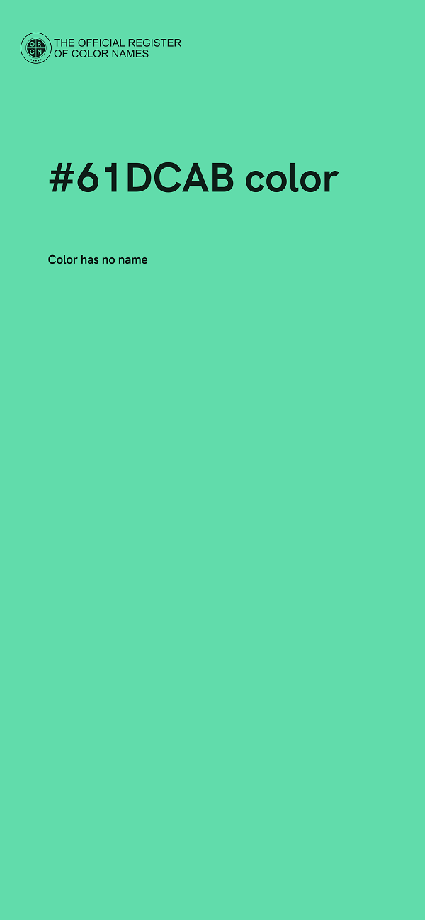 #61DCAB color image