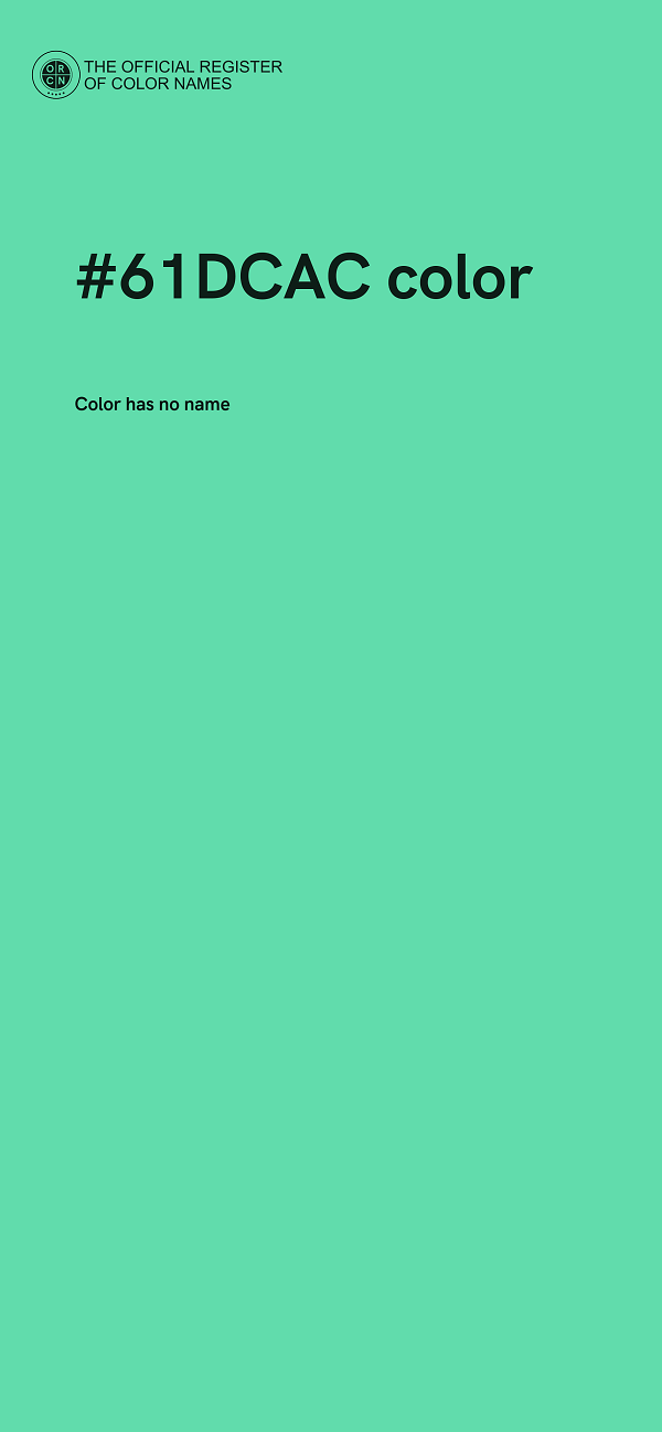 #61DCAC color image