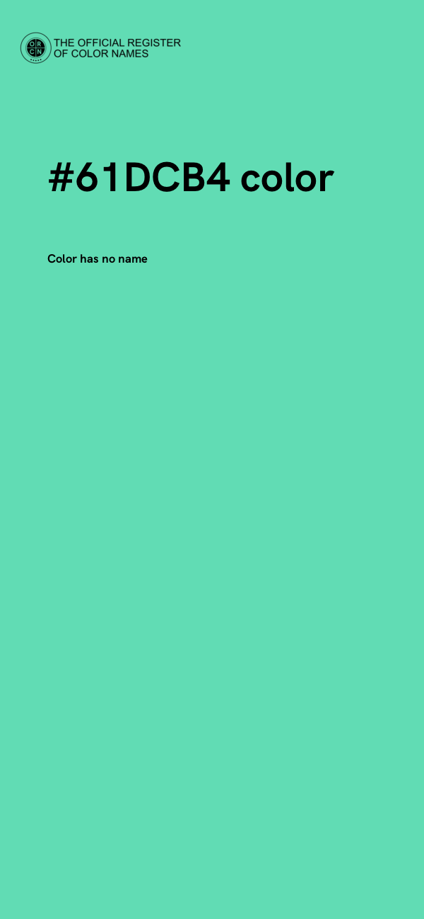 #61DCB4 color image