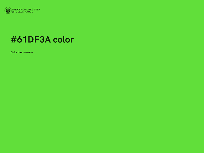 #61DF3A color image