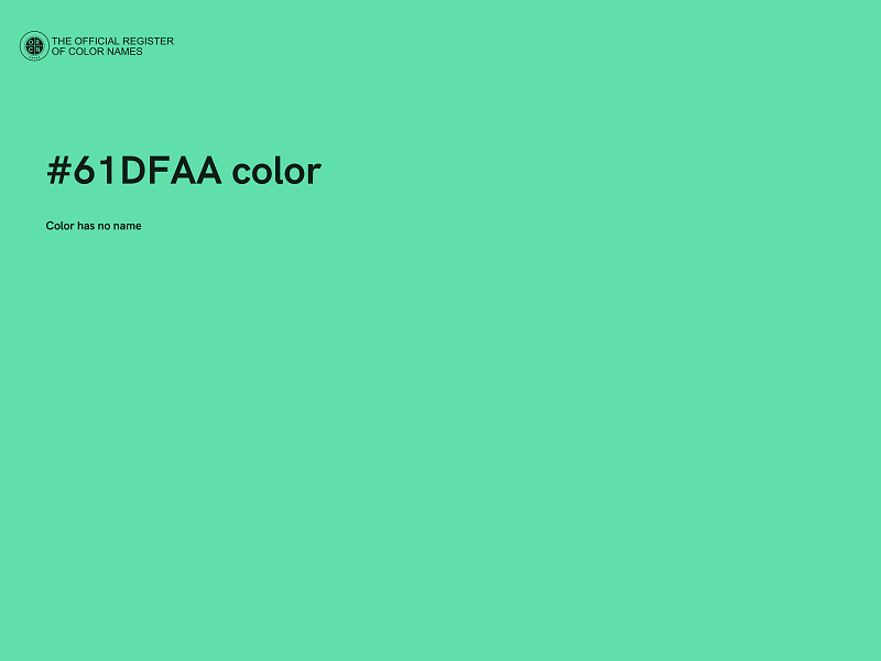 #61DFAA color image