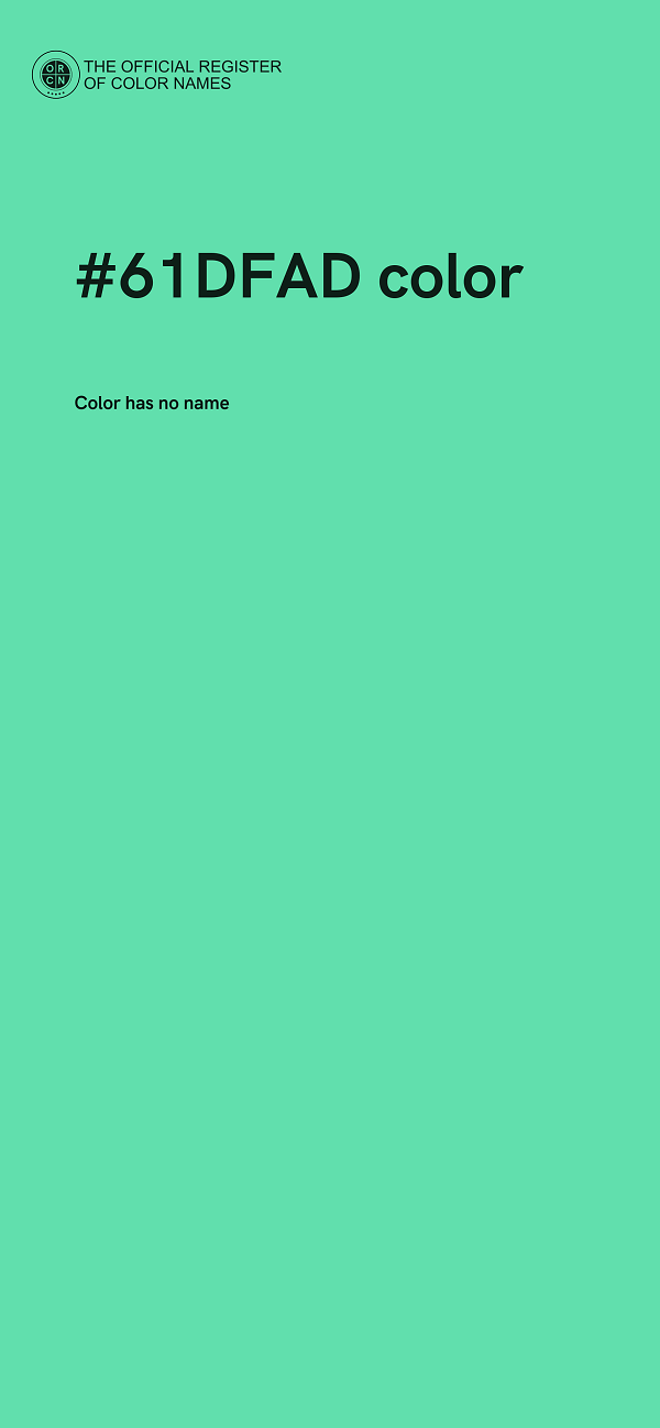 #61DFAD color image