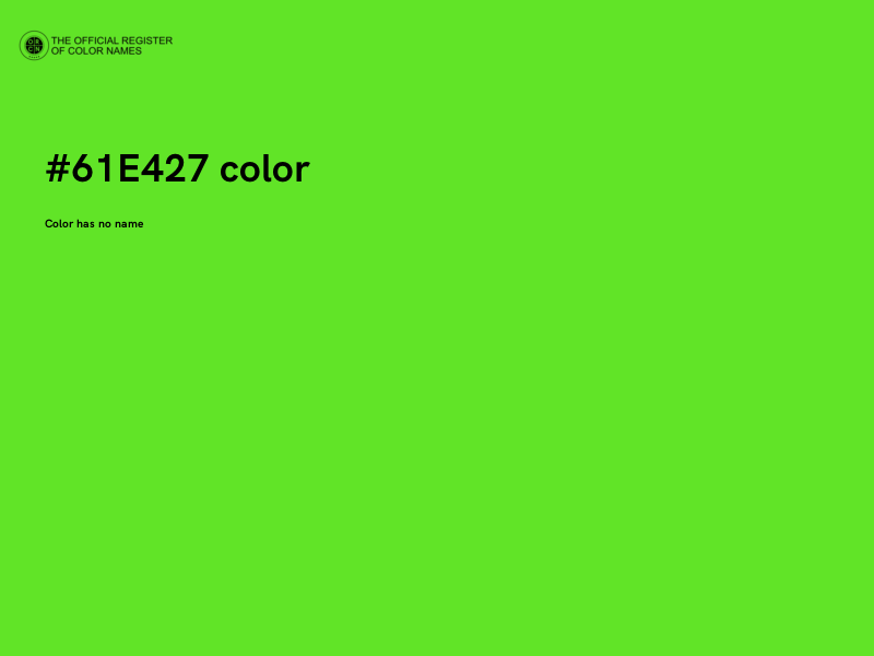 #61E427 color image