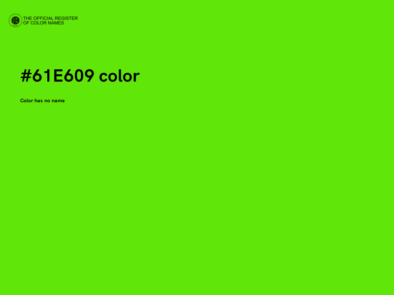 #61E609 color image