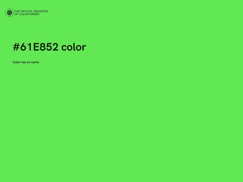 #61E852 color image