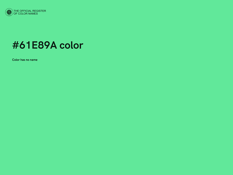 #61E89A color image