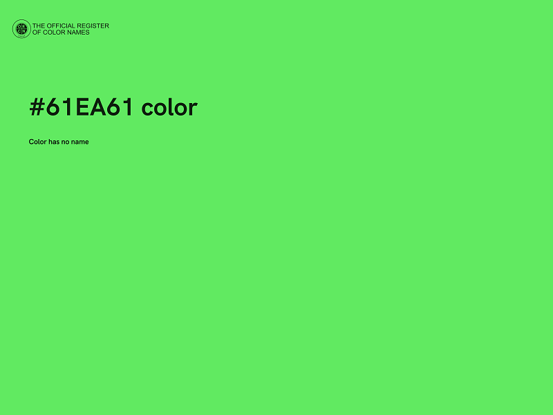 #61EA61 color image