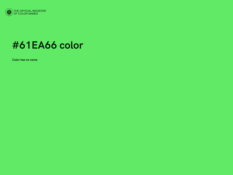 #61EA66 color image