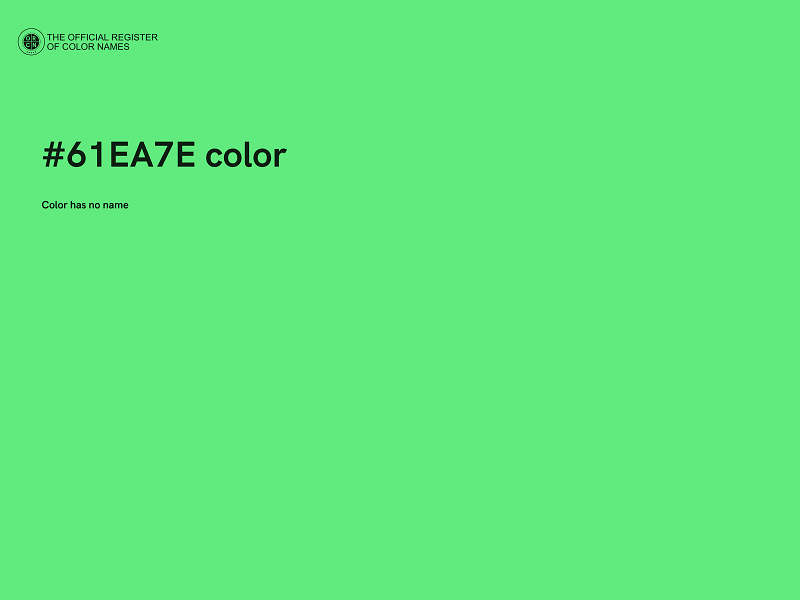 #61EA7E color image