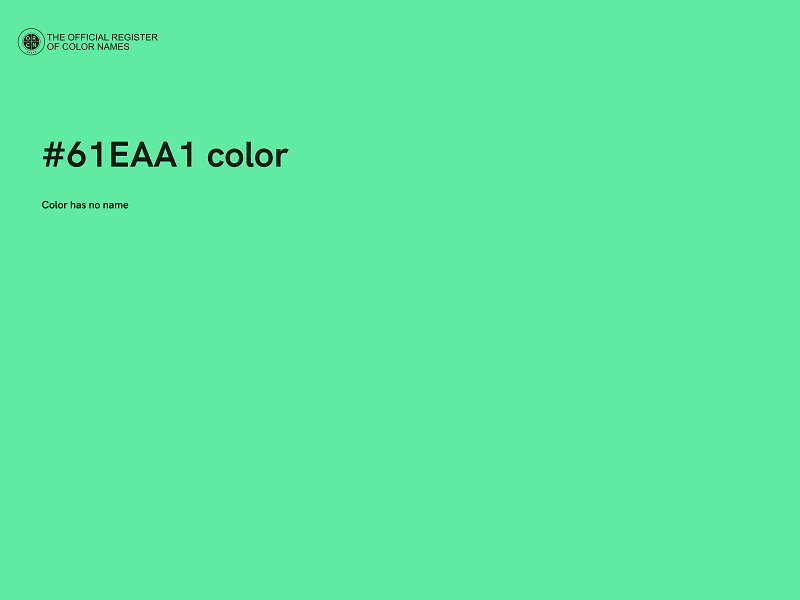 #61EAA1 color image