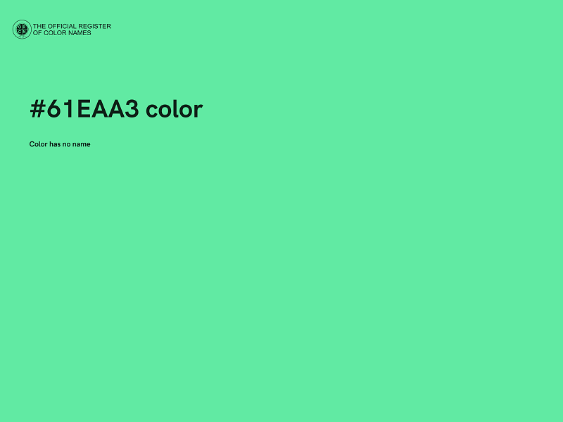 #61EAA3 color image