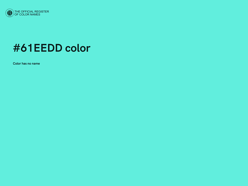 #61EEDD color image