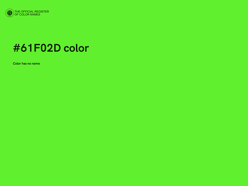 #61F02D color image