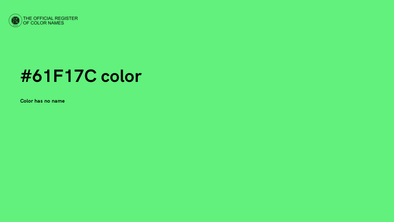#61F17C color image