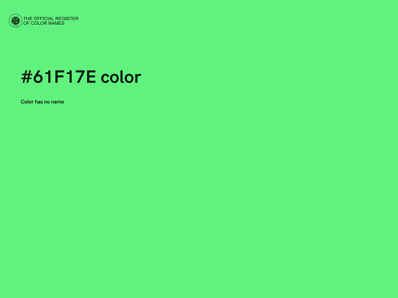 #61F17E color image