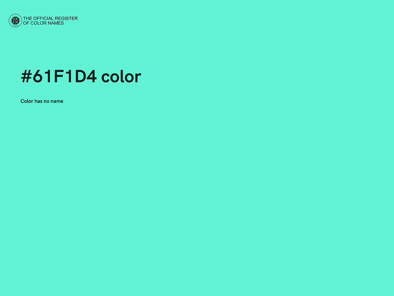 #61F1D4 color image