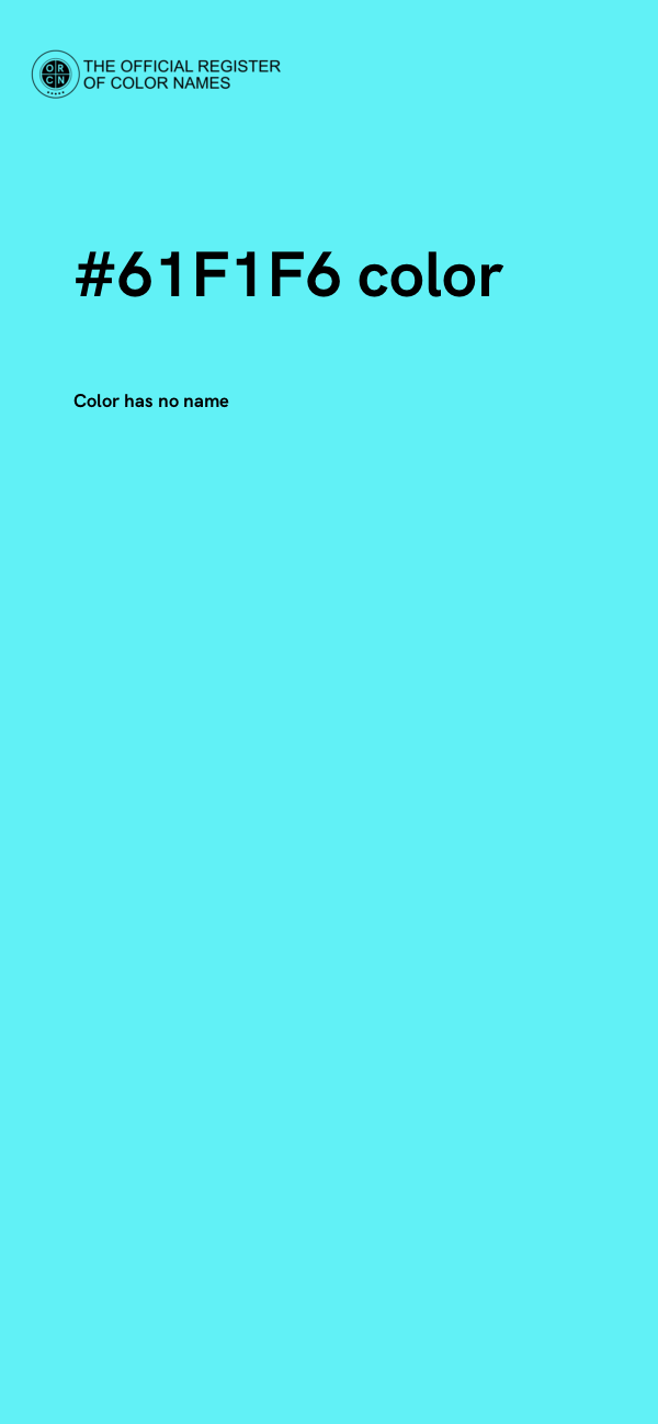 #61F1F6 color image