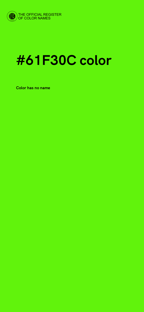 #61F30C color image