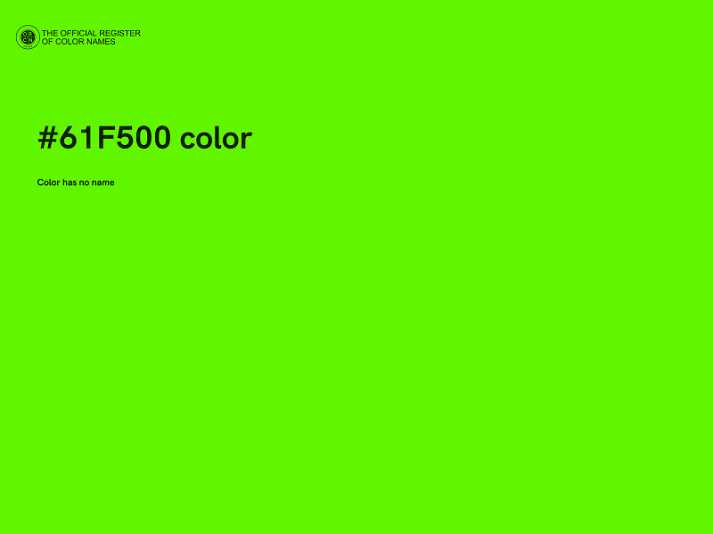 #61F500 color image