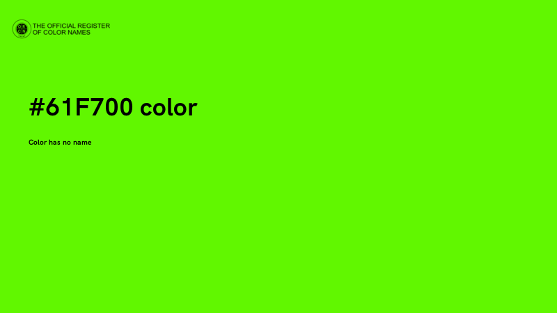 #61F700 color image