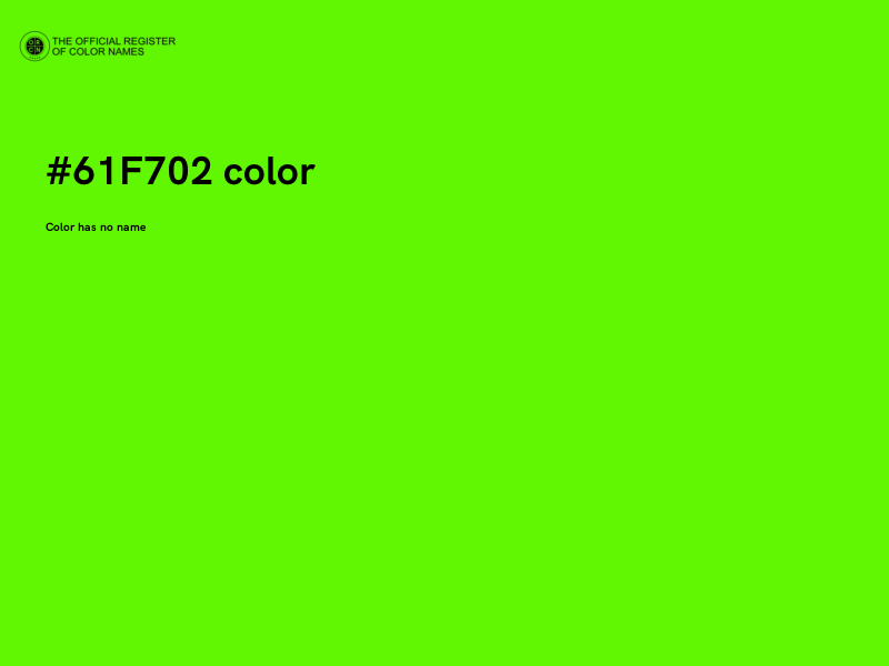 #61F702 color image