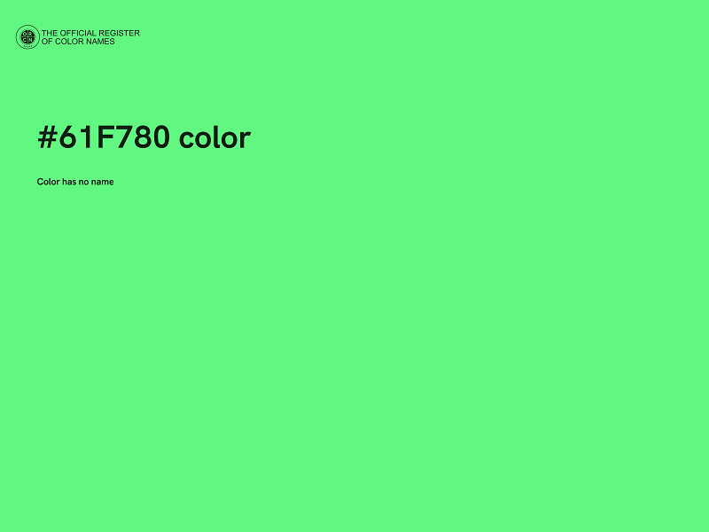 #61F780 color image