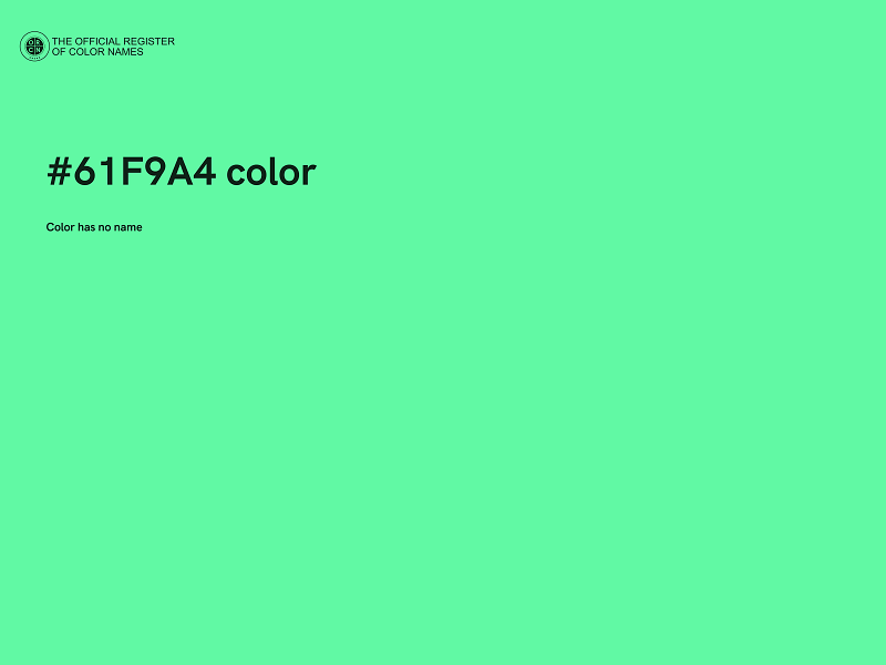 #61F9A4 color image