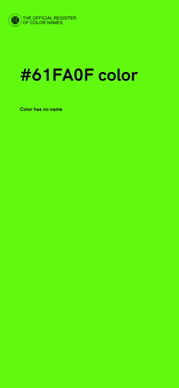 #61FA0F color image