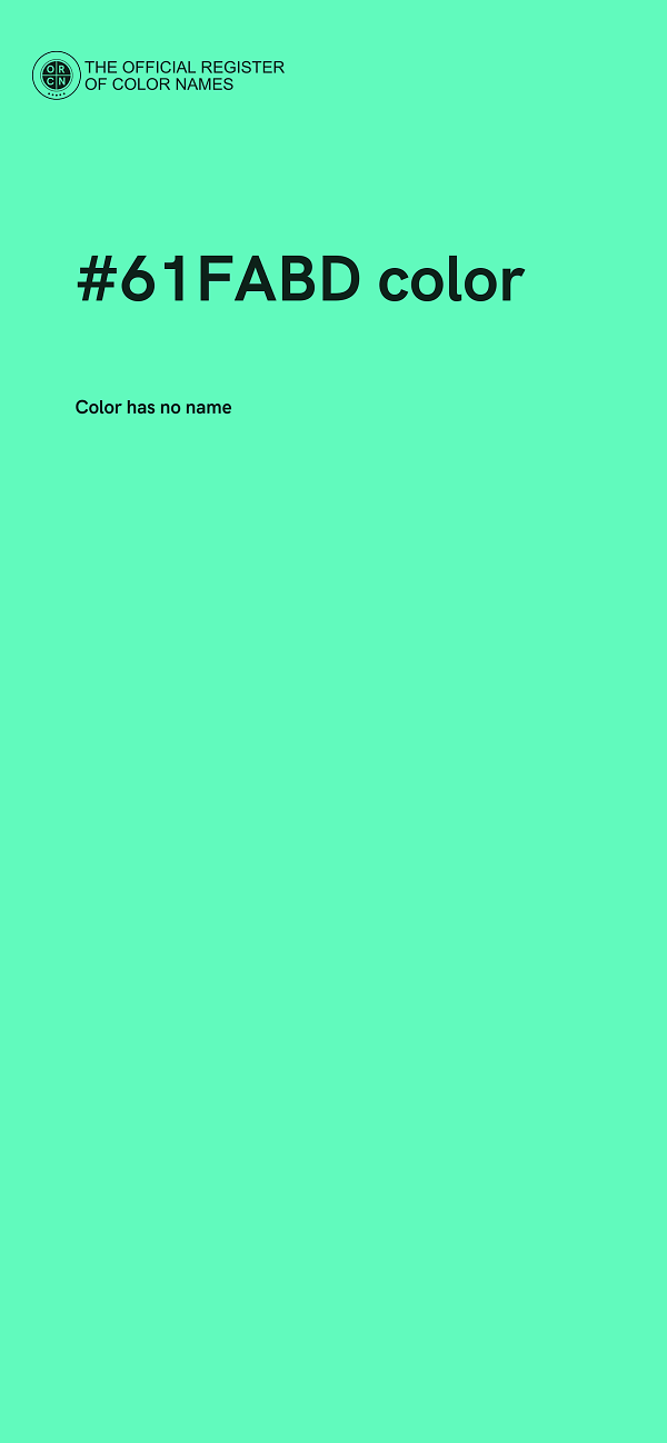 #61FABD color image