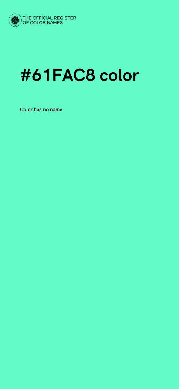 #61FAC8 color image