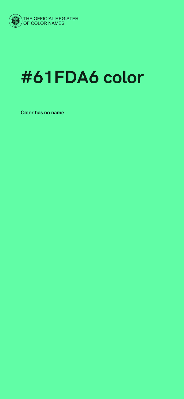 #61FDA6 color image