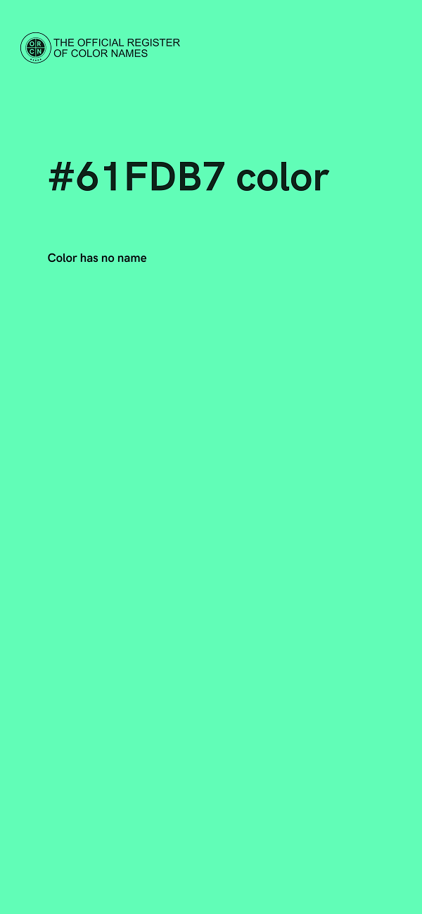 #61FDB7 color image