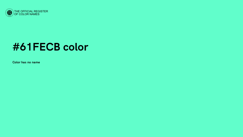 #61FECB color image