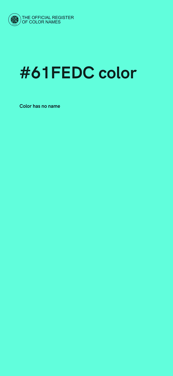 #61FEDC color image
