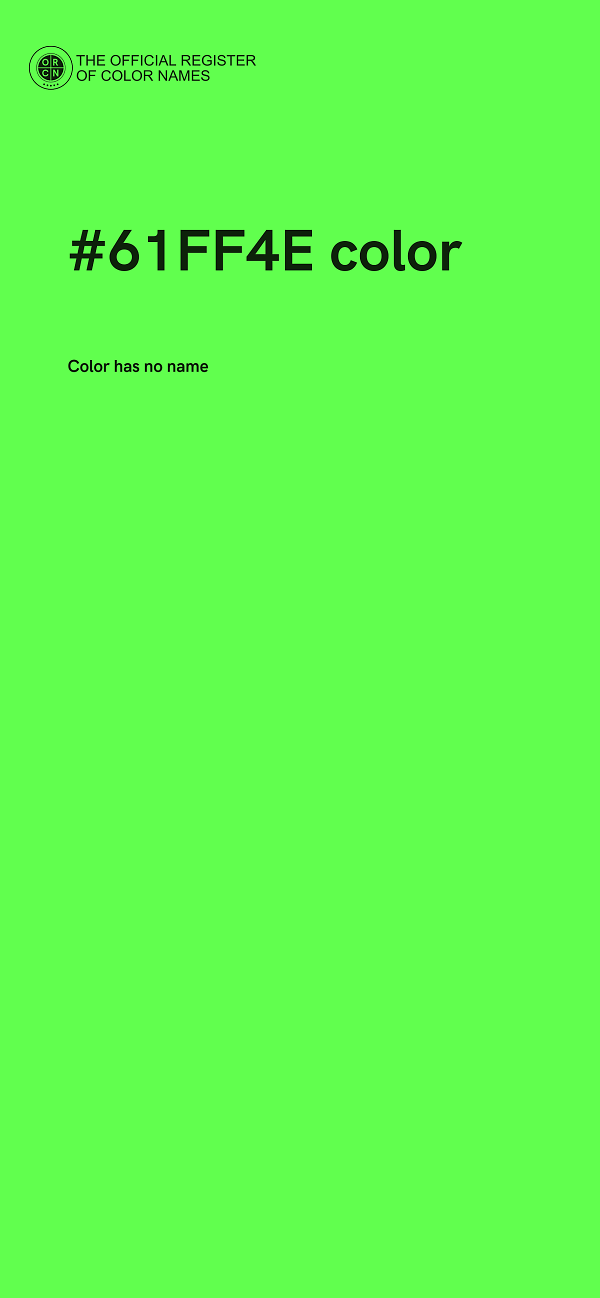 #61FF4E color image