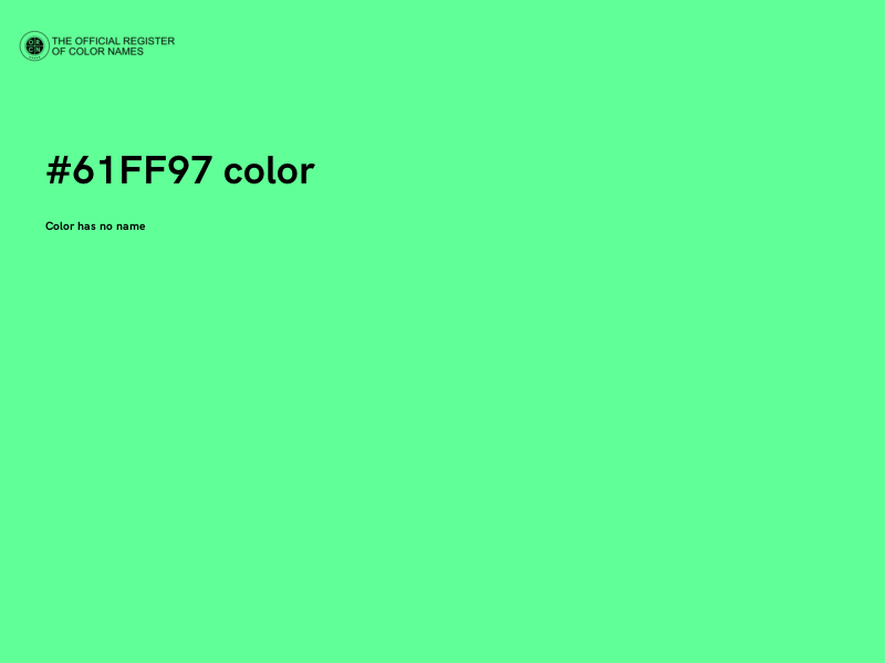 #61FF97 color image