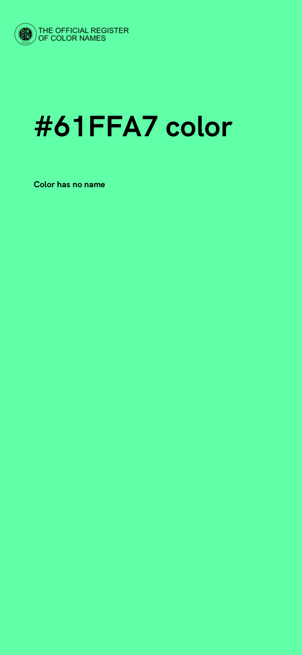 #61FFA7 color image