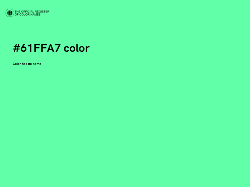 #61FFA7 color image