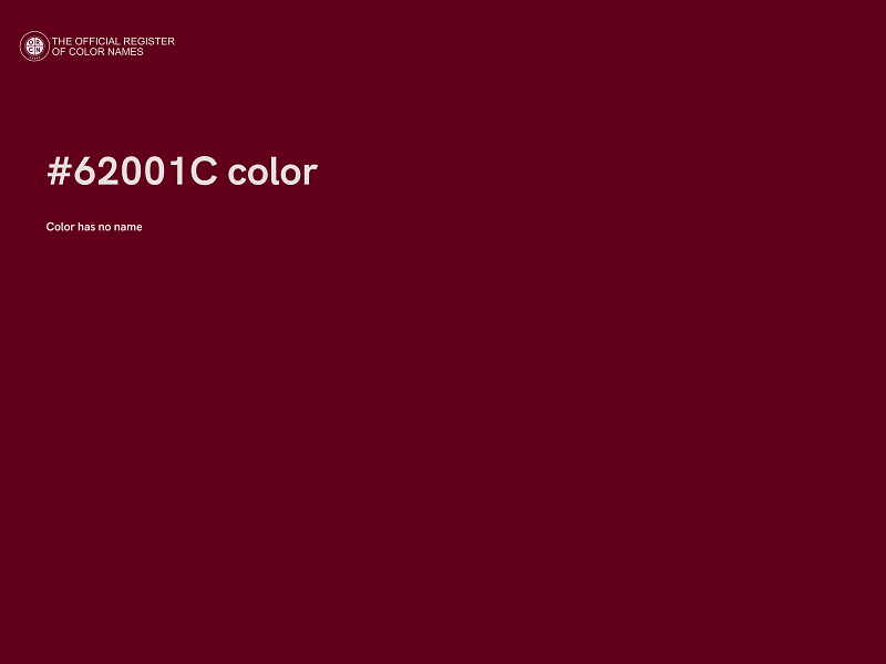 #62001C color image