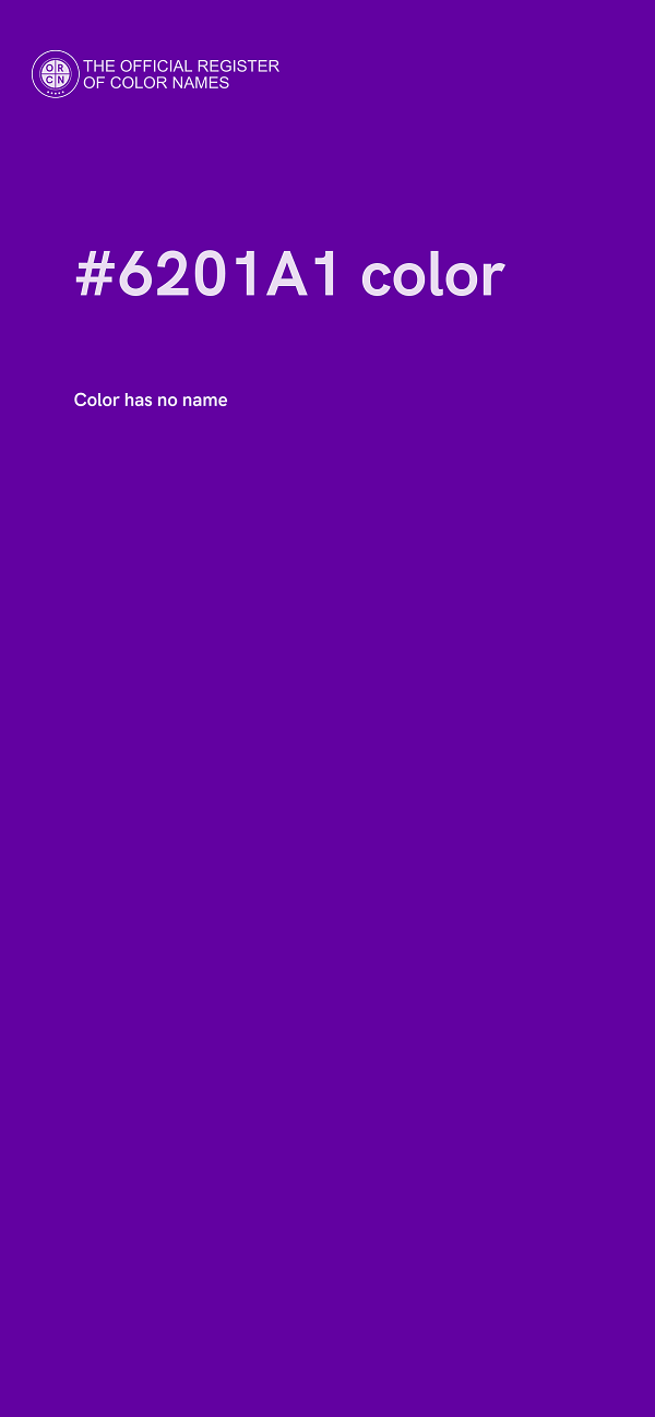 #6201A1 color image