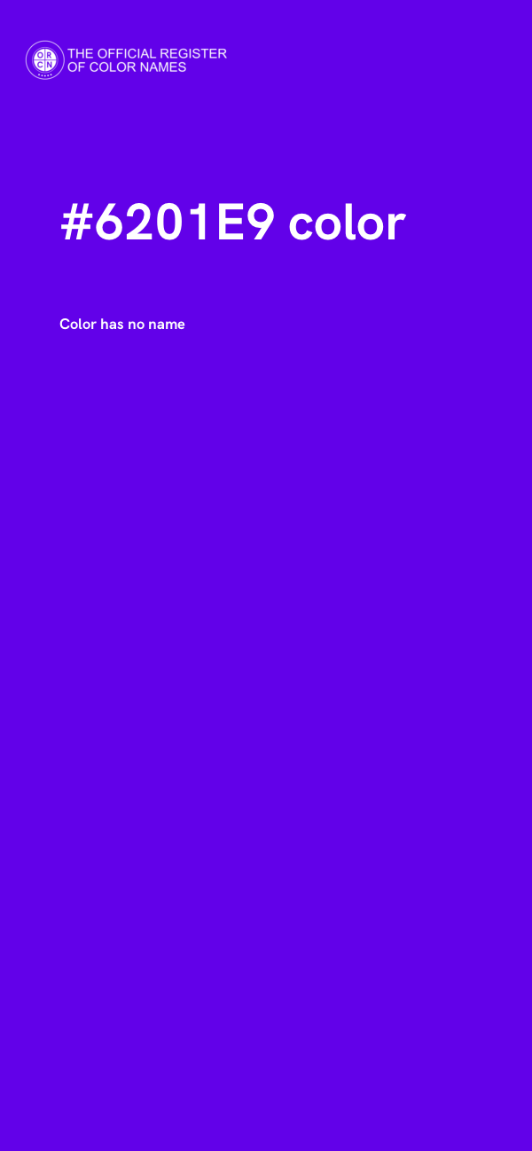 #6201E9 color image