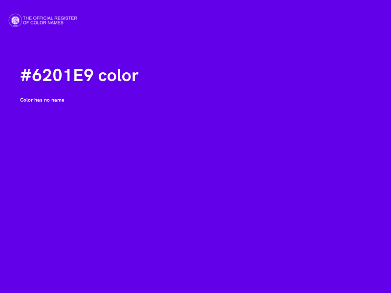 #6201E9 color image