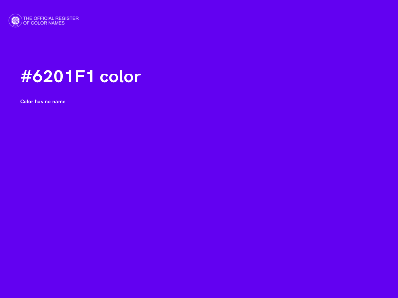 #6201F1 color image