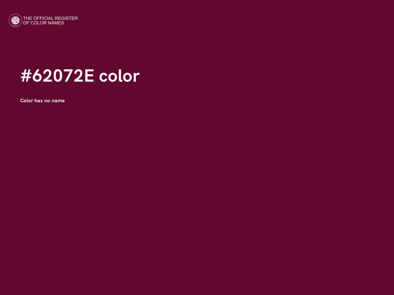 #62072E color image