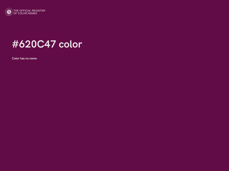 #620C47 color image