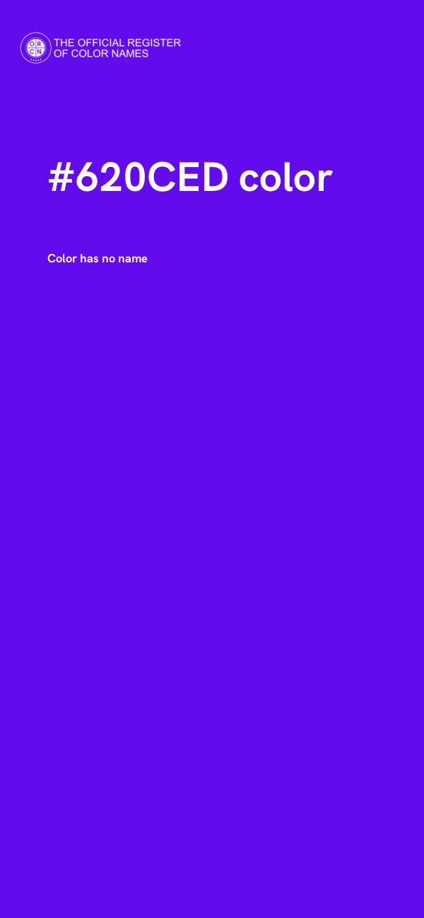 #620CED color image
